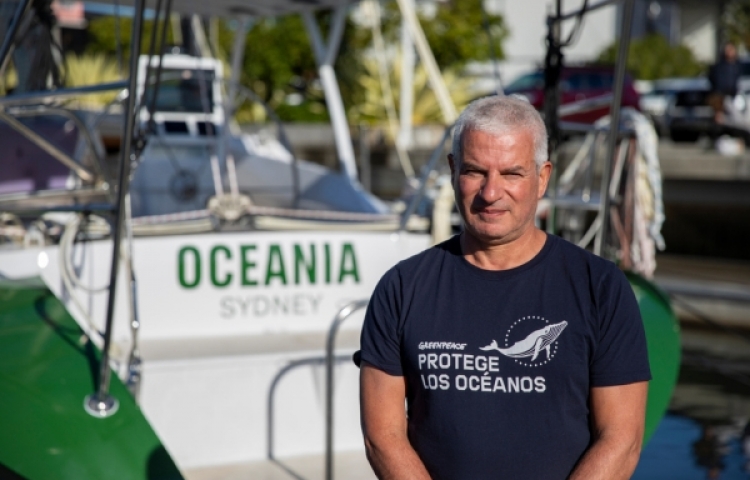 Greenpeace Oceania Captain Daniel