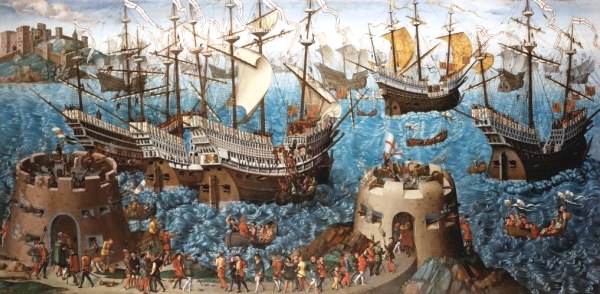 1024px Basire Embarkation of Henry VIII