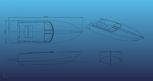 Cadia 34 E Electric yacht layout