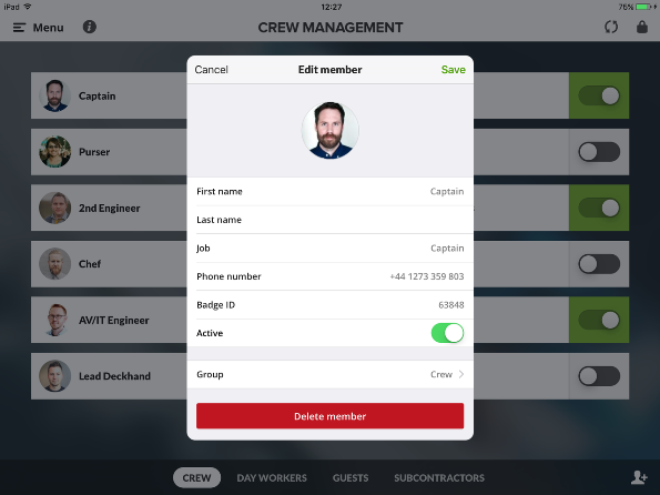 CrewBoard app 3