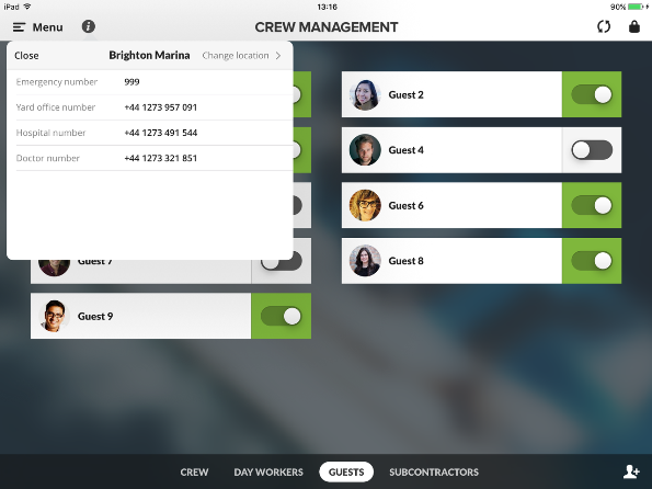 CrewBoard app 4