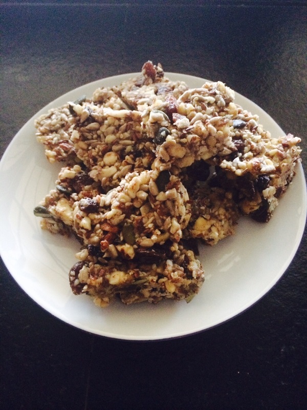 Food feature Nut brittle bars