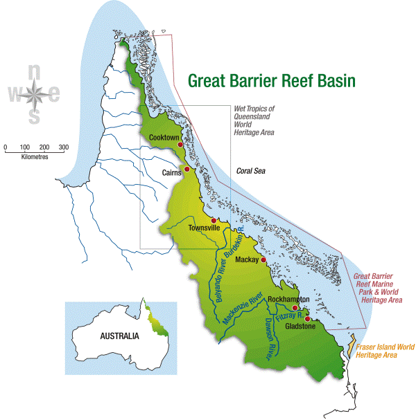 Great Barrier Reef Map