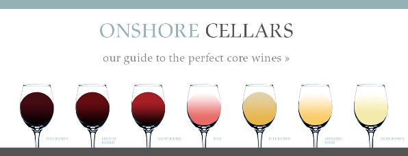Onshore Cellars Core Wine list2