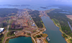 Panama Canal aerial
