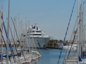 PortVauban Yacht with sailboats