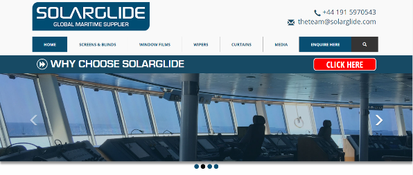 Solarglide website