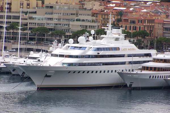 Yacht Lady Moura in Monaco
