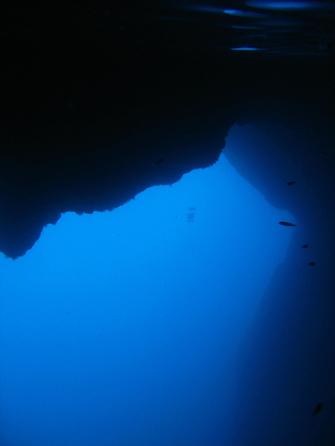 blue cave