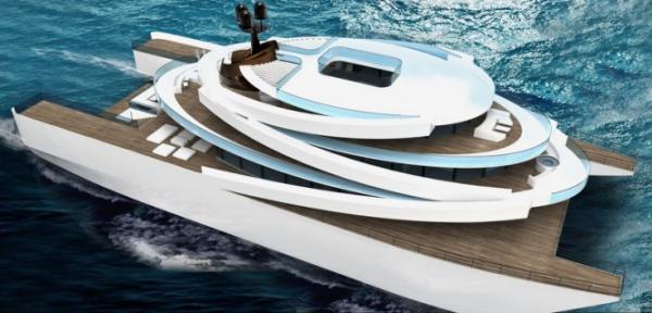 Luxury motor yacht Project Symphony by Raphael Laloux 665x320