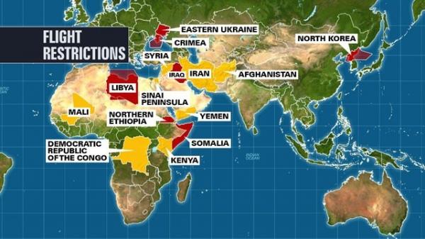 Conflict zones Flights soar over conflict zones jpg