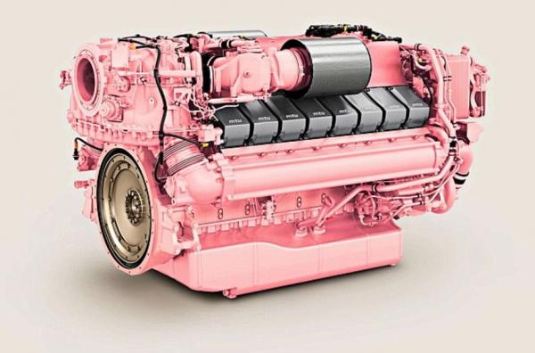 pink rolls royce engine
