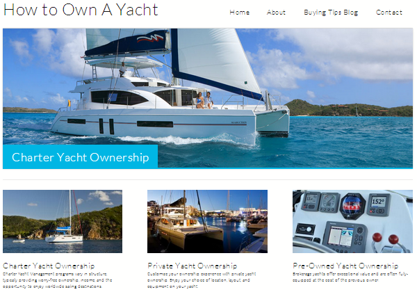 how to own a yacht website capture