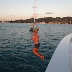 lauren jumping from bow 250