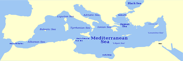 map of med 600