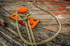 rope on dock
