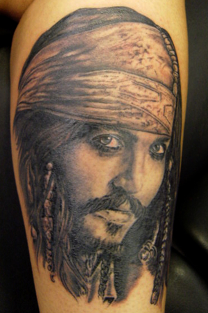 sea shepherd Jack Sparrow tattoo 004
