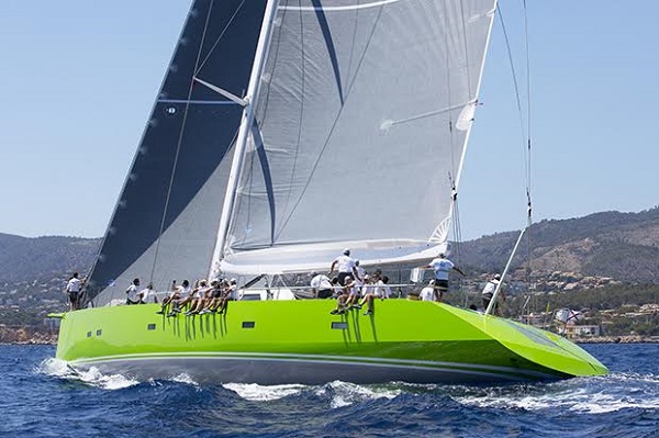 superyacht cup green boat